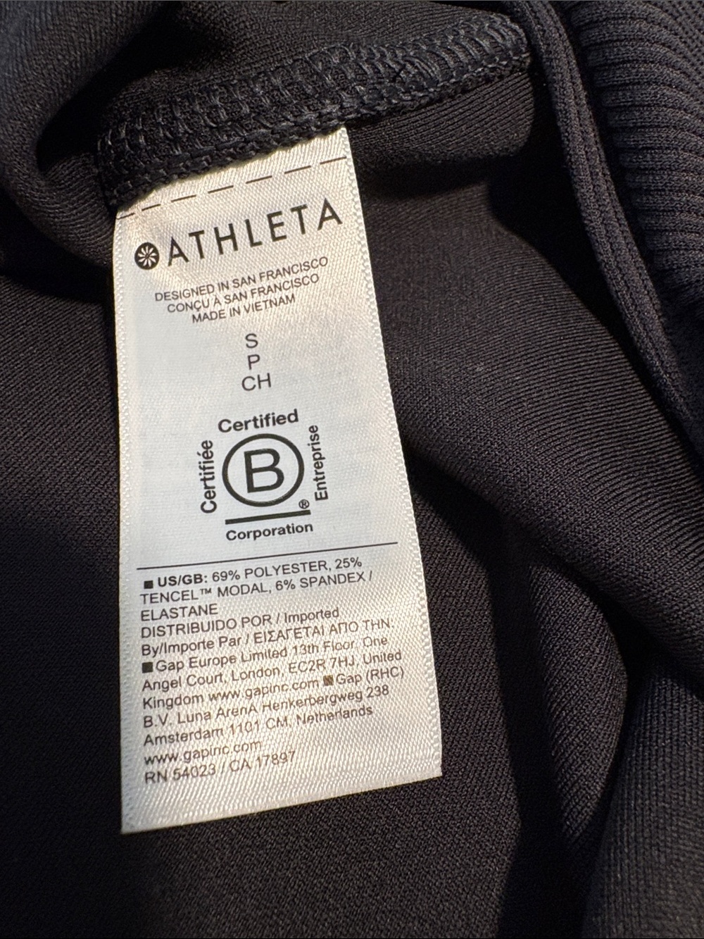 Athleta Black Sleeveless Ribbed Midi Dress - Picture 9 of 9